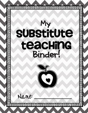 Substitute Teacher Forms, Substitute Teacher Bag, Early Education Quotes, Substitute Teaching Ideas, Substitute Teacher Resources, Substitute Teacher Binder, Substitute Teacher Tips, Substitute Teacher Ideas, Subbing Ideas