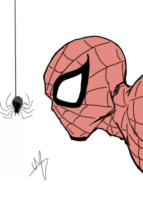 Spiderman Dibujo Aesthetic, Spiderman With Headphones, Spider Man Face, Deadpool Y Spiderman, Spidey Sense, Valentine Drawing, Spiderman Drawing, Spiderman Art Sketch, Spiderman Spider