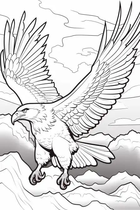 Top 19 Eagle Coloring Page (100% Free Printables) | Storiespub Eagle Coloring Pages, Cat Dragon, Dragon Coloring Pages, Eagle Artwork, Dragon Coloring, Eagle Drawing, Eagle Images, Pencil Drawings Of Animals, Eagle Pictures