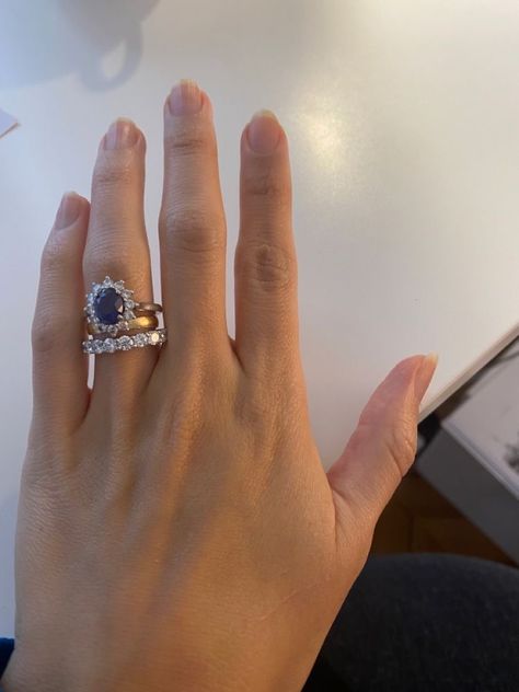 Wedding Ring Sets Stacked, December Ring, Cute Engagement Rings, Cool Wedding Rings, Expensive Jewelry Luxury, Future Engagement Rings, Estilo Real, Tanzanite Ring, Dream Engagement Rings