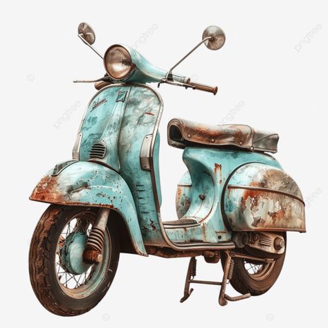 classic scooter nostalgia scooter vintage vespa png Vespa Poster Vintage, Vespa Scooters Drawing, Scooter Drawing, Classic Scooter, Vespa 50, Gorgeous Images, Vintage Vespa, Vintage Png, Home Library Design