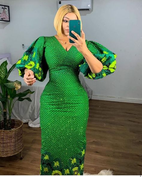 Ankara Gown Style Beautiful Ankara Gowns, Ankara Long Gown, Beautiful Ankara Styles, African Party Dresses, Ankara Long Gown Styles, Ankara Dress Styles, Ankara Gown, Ankara Fashion, Ankara Gown Styles