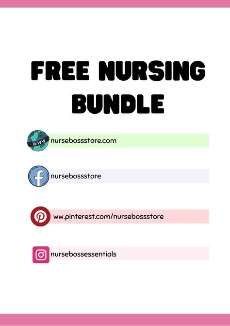 Freebie Bundle-50 Pages - FREE NURSING BUNDLE nursebossstore ww/nursebossstore nursebossessentials - Studocu Nursing School Bundle Pdf Free, Free Nursing School Printables, Antibiotics Nursing, Simple Nursing Study Guides, Nursing School Success, Nursing Flashcards, Free Sample Boxes, Nursing Fun, Nursing Study Guide