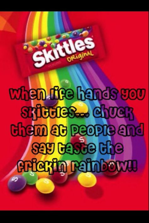 Cute Quotes For Skittles. QuotesGram by @quotesgram Note Gift Ideas, Eye Candy Quotes, Rainbow Quotes, Candy Quotes, Rainbow Quote, Love Note, Taste The Rainbow, Sweet Quotes, Best Friend Quotes