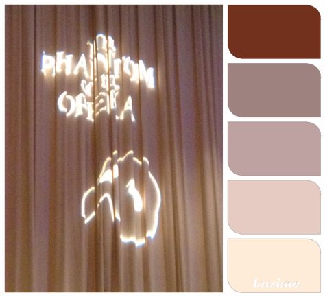 Color palette of my life. My son's high school musical opening day, Phantom of The Opera. Phantom Of The Opera Color Palette, Paint Color Pallets, The Phantom Of The Opera, 2023 Vision, Color Palette Design, The Phantom, The Opera, Opening Day, Phantom Of The Opera