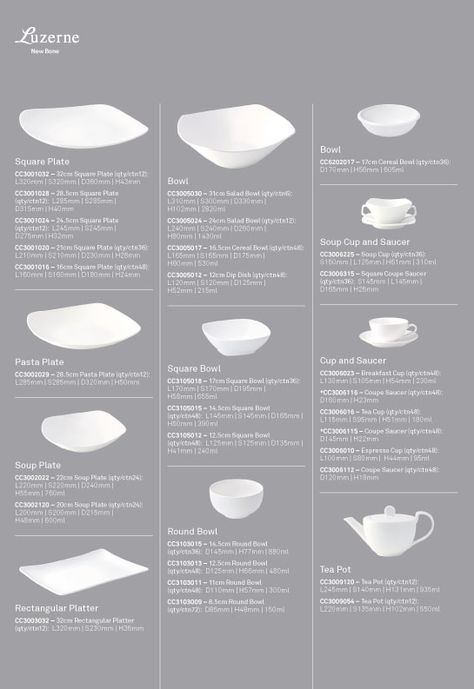 Concord - Catalogue #Luzerne #Tableware #Ceramic #Plates Kitchen Hacks Cooking, Kitchen Hacks Food, Tableware Ceramic, Restaurant Plates, Diner Table, Dining Etiquette, Outdoor Dinner Parties, Outdoor Dinner, Simple Kitchen