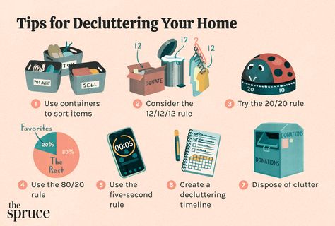 How to Declutter Your Home: 6 Best Room-by-Room Methods What To Declutter, Organization Hacks Bedroom, Declutter Checklist, Create A Timeline, Declutter Home, Kitchen Clutter, How To Declutter, Recycling Center, Entryway Organization