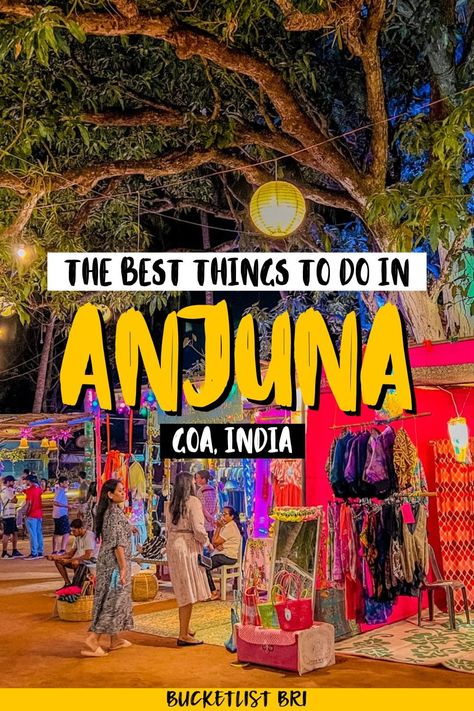 From beaches to funky markets to ruined forts and more, here are the best off-beat things to do in Anjuna and Vagator in North Goa, India (beyond partying!). Goa Things To Do, Goa Shopping, Place To Visit In Goa, Goa Travel Guide, Goa Market, Goa Must Visit Places, North Goa Places To Visit, Mumbai India Travel, Things To Do In Goa