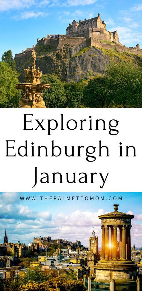 Heading to Edinburgh in January? Check out this post for more info on what to do and where to go during the winter months! Scotland Honeymoon, Edinburgh Winter, Europe Winter, The United Kingdom, Edinburgh Scotland, Dublin Ireland, Winter Travel, Uk Travel, Best Places To Travel