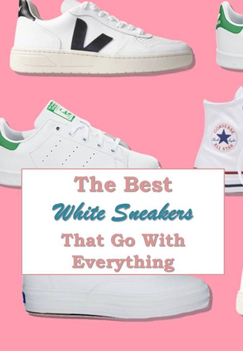 Here is a list of white sneakers that go with everything Sneakers That Go With Everything, Best White Sneakers, Superga Sneaker, Golden Goose Sneaker, White Sneakers, Kate Middleton, Comfortable Shoes, Travel Fun, All Star