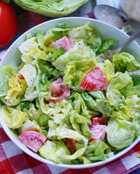 Green Salad with Creamy Mayo Vinaigrette - southern discourse Mayonnaise Based Salad Dressing, Mayo Based Salad Dressing, Mayo Salad Recipes, Salad Dressing With Mayo, Salad With Mayo Dressing, Dressing With Mayo, Mayo Salad Dressing, Salads Dressing, Southern Discourse