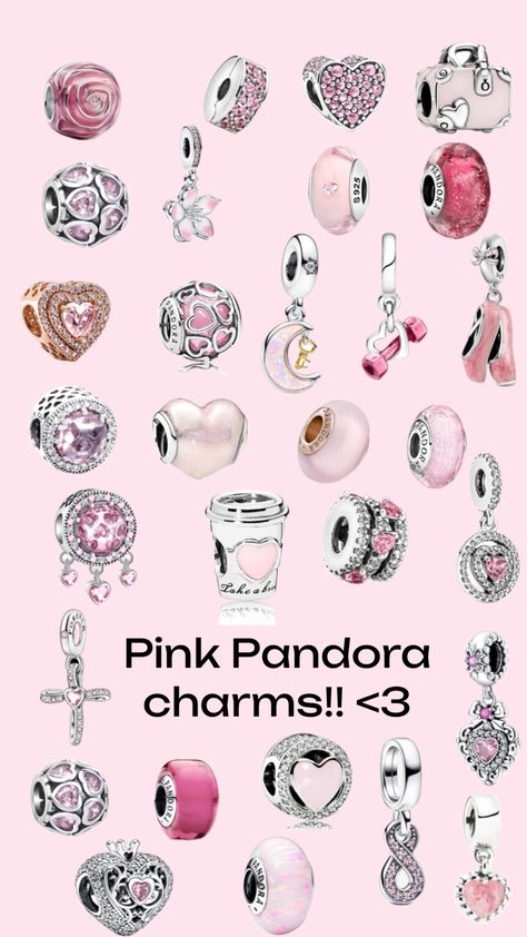 #aesthetic #coquette #pink #pandora #jewellery #fyp Pink Charms, Pandora Pink, Pink Charm, Christmas Card Art, Coquette Pink, Aesthetic Coquette, Pandora Charms, Card Art, Christmas Card