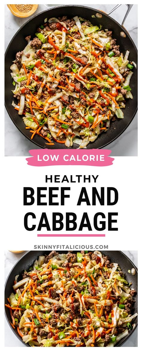 Healthy Gluten Free Recipes Clean Eating, Clean Eating Low Carb, Cabbage Bowls, Cabbage Bowl, Healthy Hamburger, Eating Low Carb, Recipes Clean Eating, Ground Beef And Cabbage, Beef Cabbage