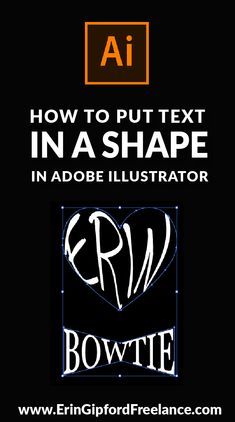 In this Illustrator Tutorial I will show you how to combine a line of text and a shape so that the text takes on the form of whatever shape you choose by using the Envelope Distort Tool I have added the basic text instructions below the video. Happy creating! #ADOBEILLUSTRATOR #illustratortutorial #textinashape #graphicdesign #graphicdesignfreelance  In this Illustrator Tutorial I will show you how to combine a line of text and a shape so that the text takes on the form of whatever shape you cho Inkscape Tutorials, Gfx Design, Adobe Illustrator Design, Adobe Tutorials, Beginner Photo Editing, Adobe Illustrator Tutorials, Learning Graphic Design, Web Design Trends, Adobe Creative