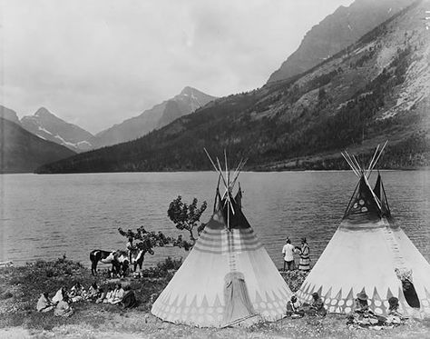 Full Circle: The Subsistence Path of the American Blackfeet from 1880 to 1920 Blackfoot Indian, Native American Teepee, Indian Pictures, Native American Photos, Indian Tribes, Native American Peoples, Indian History, Native American History, Native American Culture