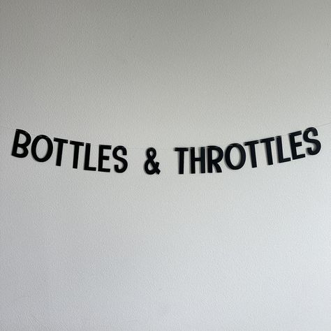 Gear up for a fun-filled celebration with our 'Bottles & Throttles' banner! 🍾🏍️ Perfect for parties, racing events, or any occasion where you’re ready to rev up the fun. Add a touch of excitement and celebration with this dynamic banner! 🌟🎉 #BottlesAndThrottles #PartyTime #RevUpTheFun #DynamicCelebration