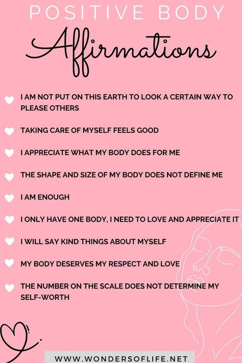 Positive Body Image Quotes, Body Affirmations, Body Image Quotes, Positive Daily Affirmations, Positive Affirmation Quotes, Body Positive Quotes, Quotes Empowering, Positive Body Image, Daily Positive Affirmations