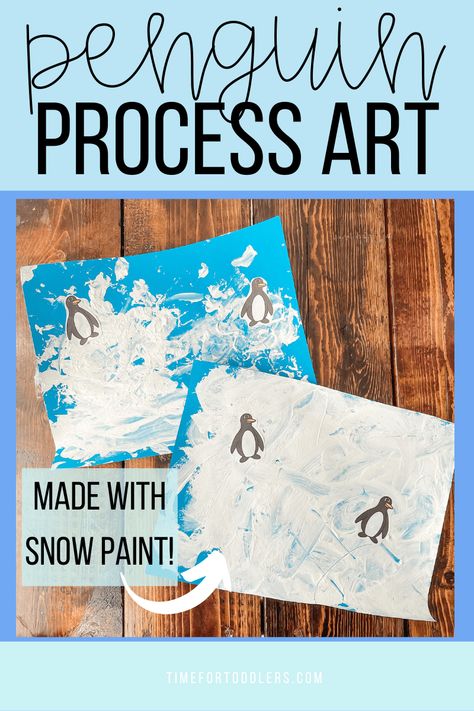 4 Penguin themed engaging and easy winter preschool crafts and activities - Time for Toddlers Arctic Week Preschool, Prek Penguin Crafts, Penguin Curriculum Preschool, Winter Animals Art Preschool, Arctic Literacy Activities Preschool, All About Winter Preschool Activities, Arctic Animal Process Art, Arctic Crafts For Preschool, Penguin Prek Activities