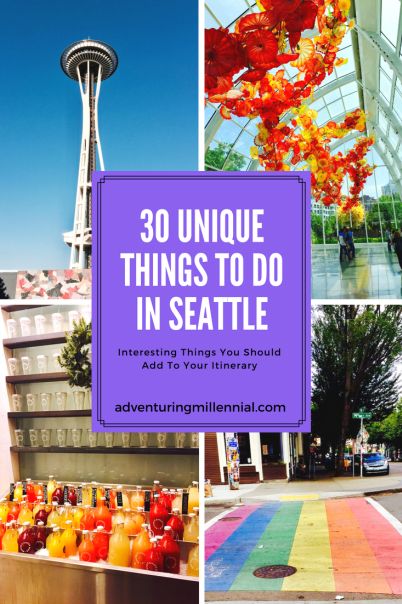 Looking for something different to do in the Emerald City? Check out these 30 Unique Things to do in Seattle! #seattle #visitseattle Washington Things To Do, Seattle Travel Guide, Things To Do In Seattle, Seattle Vacation, Pacific Northwest Travel, Washington State Travel, The Emerald City, Seattle Travel, City Parks