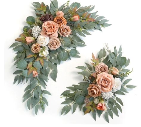 Floral Swag Wedding, Flower Swag, Cheap Wedding Decorations, Reception Entrance, Swag Design, Party Reception, Flower Tie, Wedding Arch Flowers, Arch Flowers