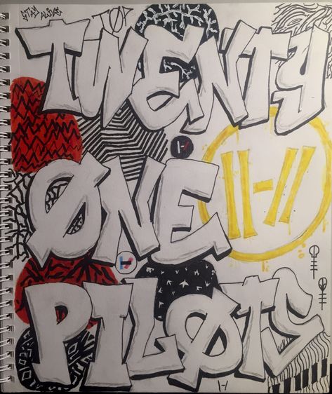 Twenty One Pilots Painting, Twenty One Pilots Dibujos, Twenty One Pilots Drawing, Twenty One Pilots Tattoo, Twenty One Pilots Logo, Tyler Y Josh, Top Lyrics, Twenty One Pilots Art, Twenty One Pilots Aesthetic