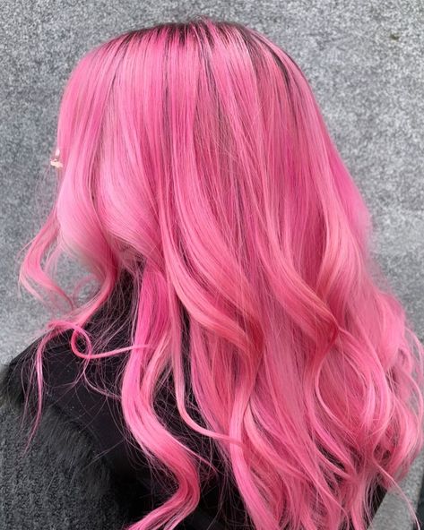 Bright Pastel Pink Hair, Hair Color Photo, Pink Hair With Highlights, Lavender Pink Hair, Vivids Haircolor, Colored Hair Pink, Cool Pink Hair, Pink Hair Inspiration, Light Pink Hair Color