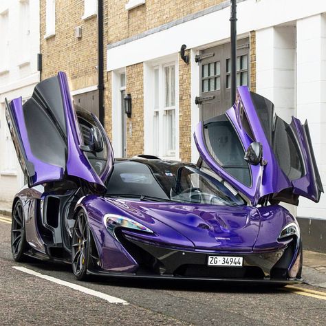 Mclaren P1 Mclaren Cars, Purple Car, Luxurious Cars, Mclaren P1, Exotic Sports Cars, Cars And Coffee, Classy Cars, British Cars, Amazing Cars