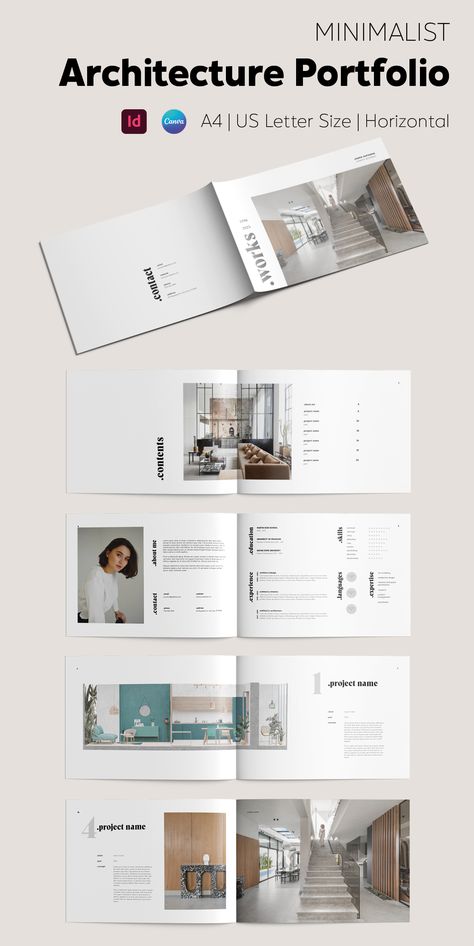 Architecture Firm Portfolio, Minimalist Architecture Portfolio Cover, Architecture Portfolio Layout Templates, Architect Portfolio Design Layout, Architecture Portfolio Cover Page Design, Architectural Portfolio Layout, Interior Design Portfolio Cover Page, Portfolio Design Architecture, Professional Architecture Portfolio