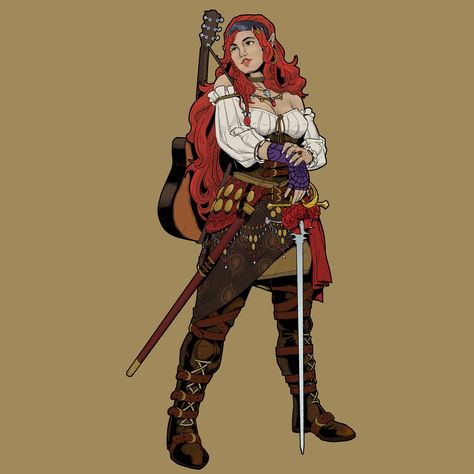 Pirate Bard, Elf Pirate, Half Elf, Fantasy Races, Dnd Characters, Samurai Gear, Dungeons And Dragons, Character Inspiration, Elf