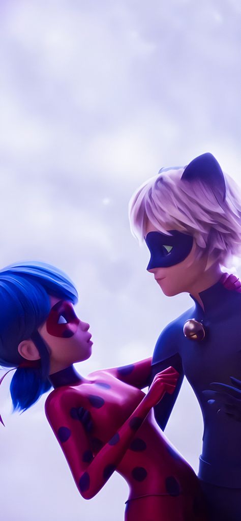 Awakenings Movie, Catnoir And Ladybug, Tikki Y Plagg, Beauty And The Beast Movie, Noir Movie, Ladybug Wallpaper, Miraculous Ladybug Oc, Miraculous Wallpaper, Miraculous Ladybug Wallpaper