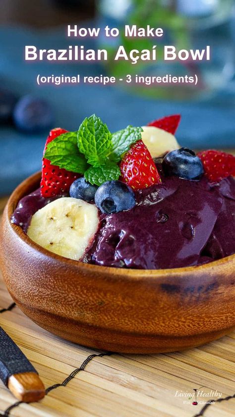 Cookie Dough Popsicles, Acai Berry Smoothie, Acai Bowl Recipe Easy, Best Healthy Breakfast, Pulp Recipe, Acai Bowls Recipe, Refreshing Breakfast, Açaí Bowls, Best Paleo Recipes