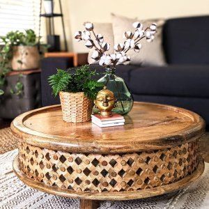 (paid link) Our Wood Coffee Table decorating tips will encourage you create a perfectly styled look in the same way as a pro. ... Design 101 Furniture & trimmings animate Room Ideas Tables ... Round Coffee Table Decor, Bohemian Coffee Table, Living Room Table Sets, Round Wood Coffee Table, Perfect Coffee Table, Unique Coffee Table, Coffee Table Styling, Diy Coffee Table, Plywood Furniture