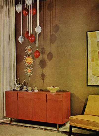 1960s Christmas decor Retro Hotel, Christmas Nostalgia, Christmas Specials, House Images, Mid Century Modern Christmas, Mid Century Holiday, Christmas Vibe, Mid Century Christmas, Christmas Décor