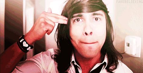 Image - Vic Fuentes honestly.gif - Degrassi Wiki - Wikia I Love Mcr, Pierce The Veil, The Veil, Something Beautiful, Veil, Gif, Band, Celebrities, Beauty