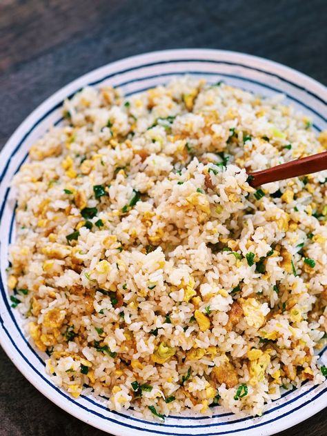 Din Tai Fung Egg Fried Rice (20 Minutes!) - Tiffy Cooks Tiffy Cooks, Din Tai Fung, Authentic Asian Recipes, Making Fried Rice, Egg Fried Rice, Mapo Tofu, Easy Asian Recipes, Honey Garlic Chicken, Fried Rice Recipe