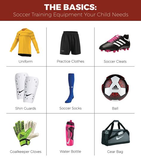 Soccer Equipment Checklist | Soccer Equipment List | Schuylkill Valley Sports Aesthetic Soccer, Soccer Clothing And Equipment, Soccer Essentials, Old Image, Basic Necessities, Soccer Outfit, Soccer Workouts, Soccer Outfits, Soccer Practice