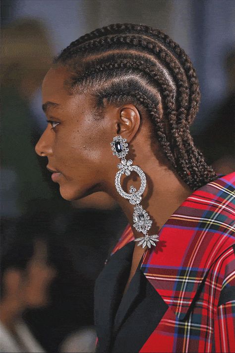 Plain Cornrows, Cornrows On Natural Hair, Cornrows Natural Hair, Natural Afro Hairstyles, Girls Natural Hairstyles, Flat Twist, Girls Braids, Natural Hair Inspiration, Natural Hair Braids