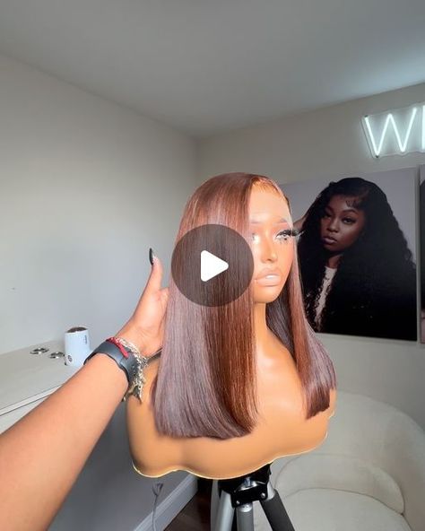 𝑯𝑬𝑹. | 𝗧𝗛𝗜𝗦 𝗜𝗦 𝗠𝗬 𝗢𝗡𝗟𝗬 𝗣𝗔𝗚𝗘! on Instagram: "“Armani” Unit🧸

7x7 brown closure unit - requested in a side part! 
Shop wigs at www.wigsbyher.co" Side Part, Wigs, Siding, Hairstyles, The Unit, Hair Styles, Hair, On Instagram, Instagram