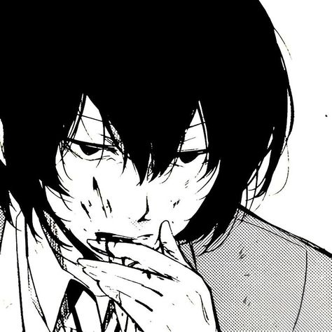 Dazai Osamu, Anime Character, A Man, Black And White, Dogs, Anime, White, Black