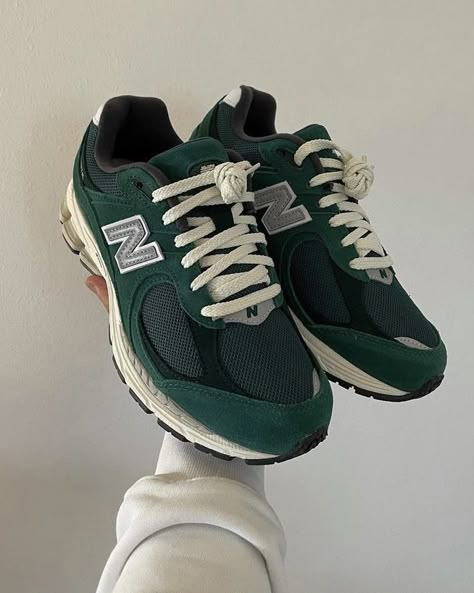 Green New Balance, New Balances, New Balance 2002r, Balance Sneakers, Hype Shoes, Aesthetic Shoes, New Balance Sneakers, Shoe Inspo, Cool Shoes