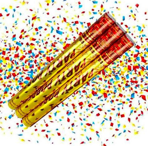 Party poppers give a surprise but all the confetti inside cannot be put back in to throw another party popper. Black Dessert, Pearl Balloons, 18th Birthday Party Themes, Confetti Poppers, Glow Birthday, Party Poppers, Small Party, Art And Craft Materials