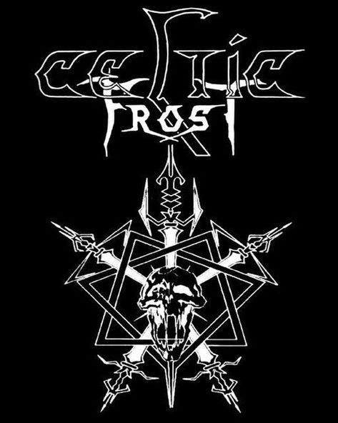 Celtic Frost, Metal Band Logos, Hair Metal Bands, Black Metal Art, Groove Metal, Heavy Metal Art, Gig Poster, Extreme Metal, Metal Albums