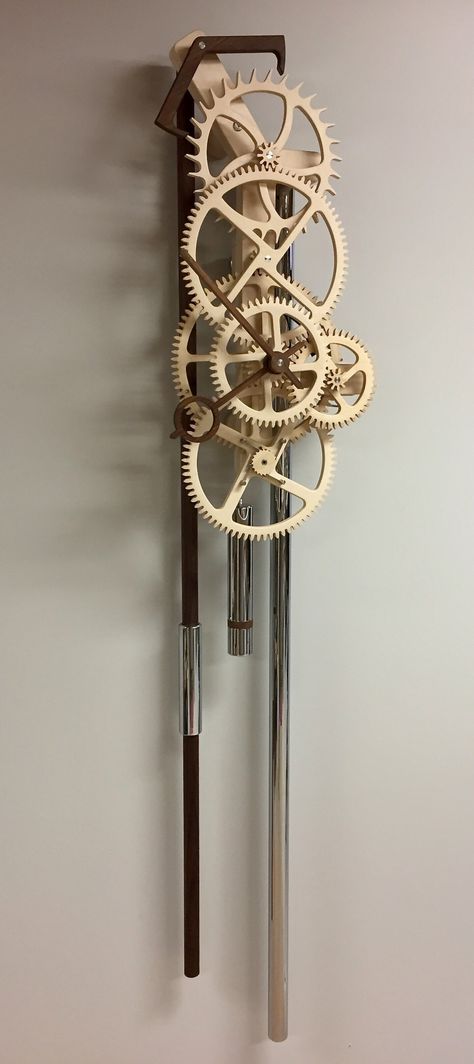 Wooden Gear Clock, Awesome Woodworking Ideas, Clock Gears, Wooden Gears, Gear Clock, Mechanical Clock, Work Gear, Metal Working Tools, Wood Clocks