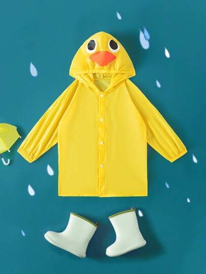 Raincoat Kids, Yellow Duck, Yellow