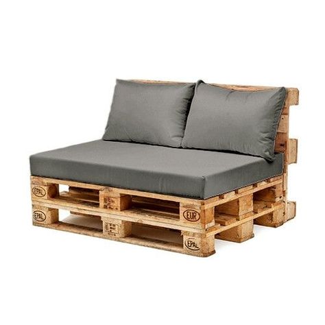 Pallet Bank, Euro Pallet, Outdoor Pallet, Pallet Garden Furniture, Pallet Patio Furniture, Pallet Patio, Pallet Sofa, Patio Furniture Cushions, Diy Garden Furniture