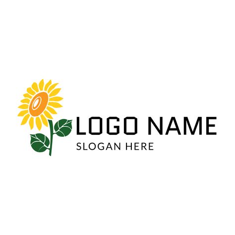 Sunflower Logo Design Sunflower Logo Design, Sunflower Graphic Design, Flower Logos, Sunflower Logo, School Emblem, Logo Generator, Flower Logo Design, Juice Packaging, Logo Design Ideas