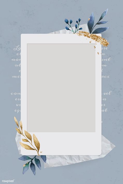 Christmas decorated blank instant photo frame vector | premium image by rawpixel.com / Adj Instant Photo Frame, Polaroid Picture Frame, Frame Edit, Grid Wallpaper, Instant Photo, Instagram Photo Frame, Polaroid Frame, Instagram Background, Frame Vector