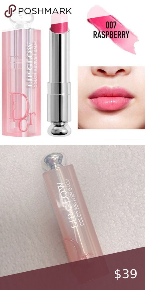 Dior #007 lip glow balm Dior Lip Balm, Makeup Dior, Glow Balm, Dior Lip, Dior Addict Lip Glow, Dior Addict Lip, Lip Primer, Dior Addict, Lip Hydration