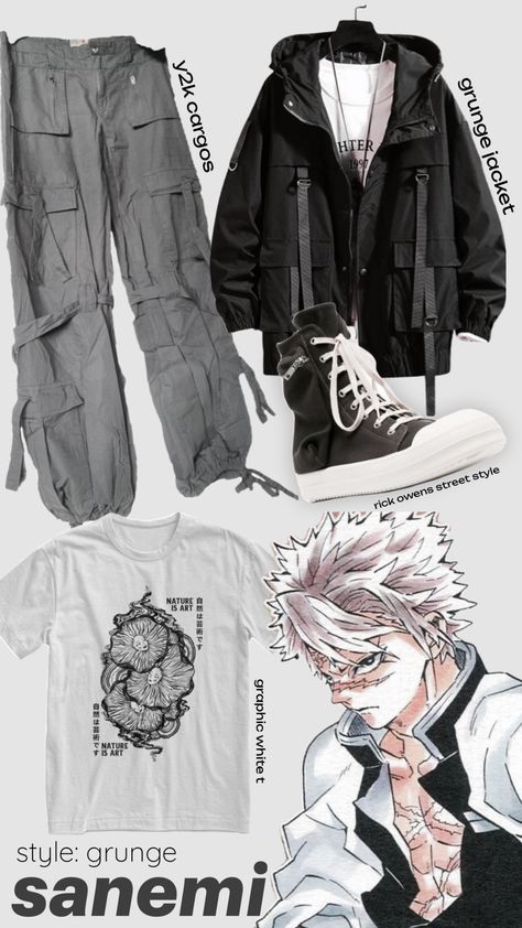 sanemi (requested) #outfitinspo Anime Outfit Ideas Men, Anime Style Outfit Men, Anime Outfits Casual, Anime Fashion Outfits, Anime Fits, Guys Fashion Casual, Mens Smart Casual Outfits, Classy Outfits Men, Trendy Boy Outfits