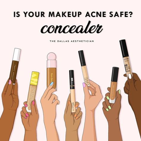 The Dallas Aesthetician, The Dallas Esthetician, Acne Safe Concealer, Dallas Esthetician, Which Makeup, Acne Makeup, Makeup Product, Fenty Beauty, Pinterest Board